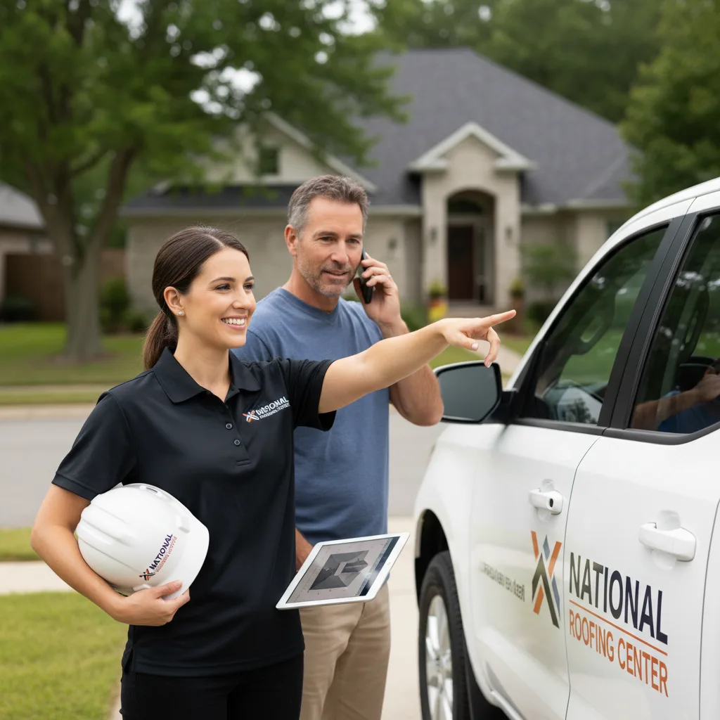 National Roofing Center customer support in Camby